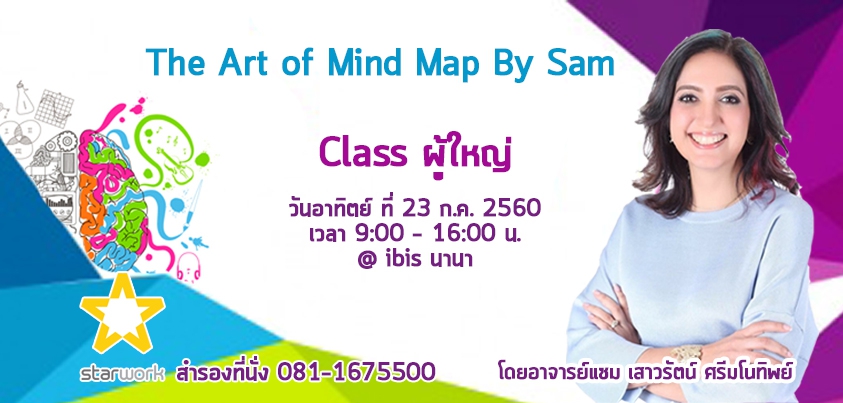 The Art of Mind Map โดย อาจารย์แซม